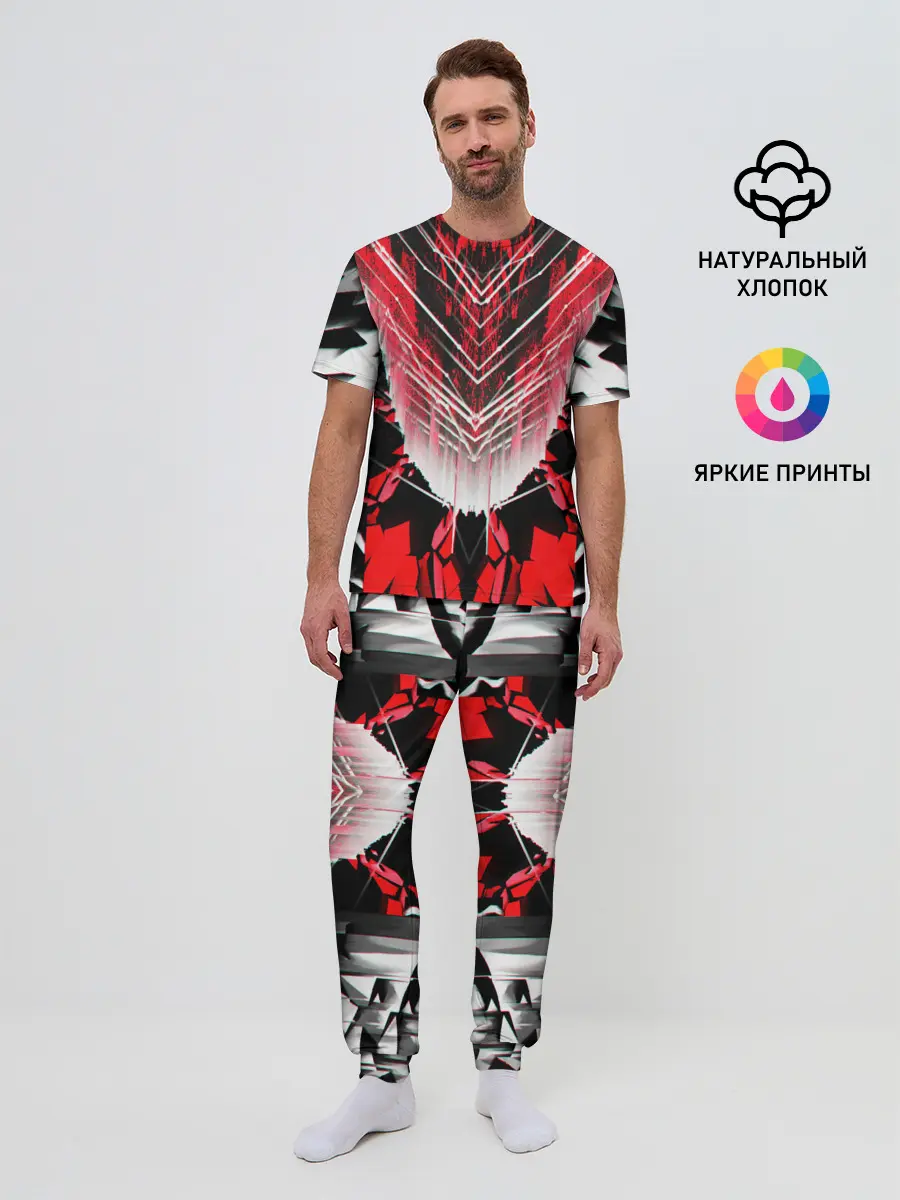 Мужская пижама с брюками / STRIPES