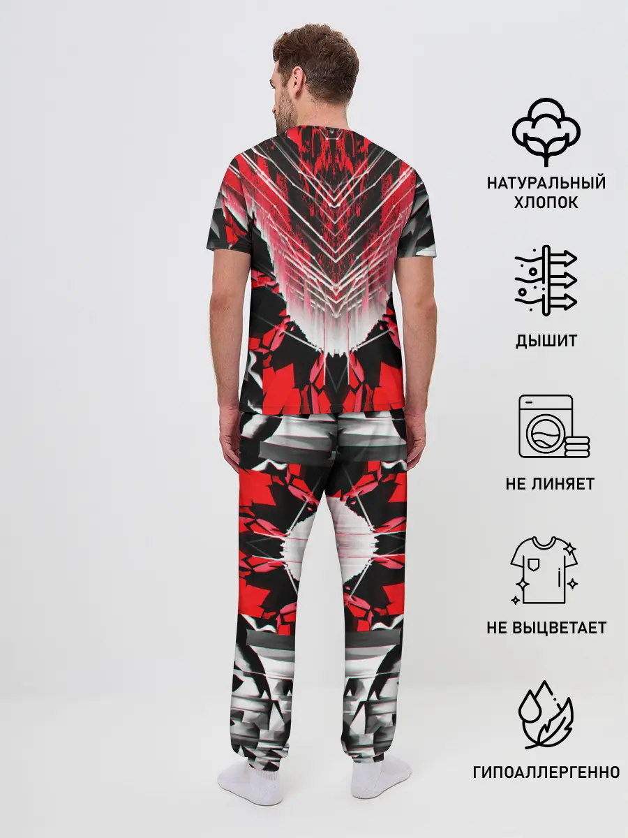 Мужская пижама с брюками / STRIPES