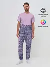 Мужская пижама с брюками / город