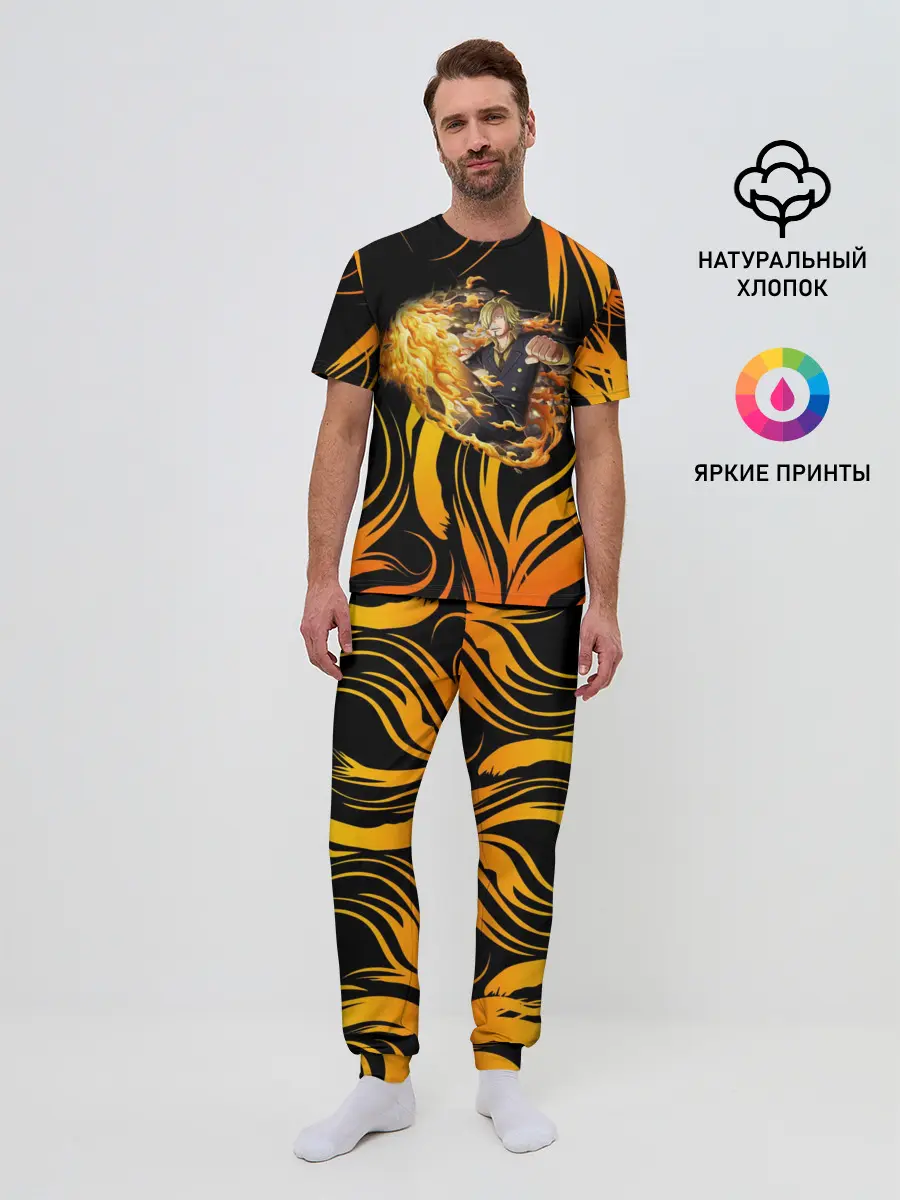 Мужская пижама с брюками / One Piece | Sanji