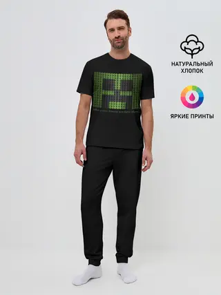Мужская пижама с брюками / MINECRAFT CREEPER
