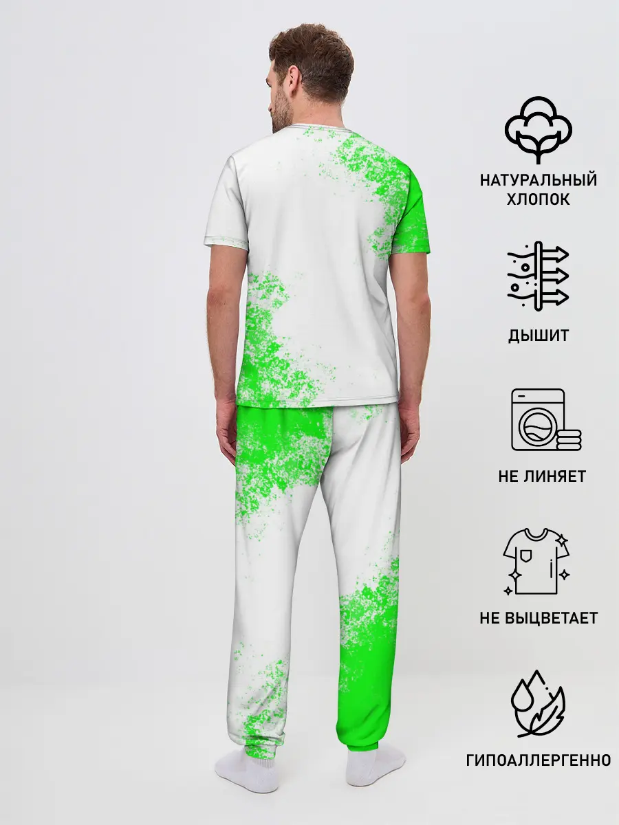 Мужская пижама с брюками / MINECRAFT CREEPER