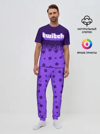 Мужская пижама с брюками / TWITCH / ТВИЧ