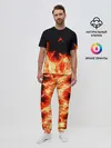 Мужская пижама с брюками / Огонь