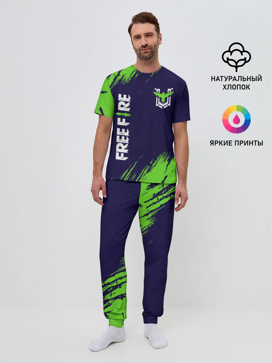 Мужская пижама с брюками / FREE FIRE / ФРИ ФАЕР
