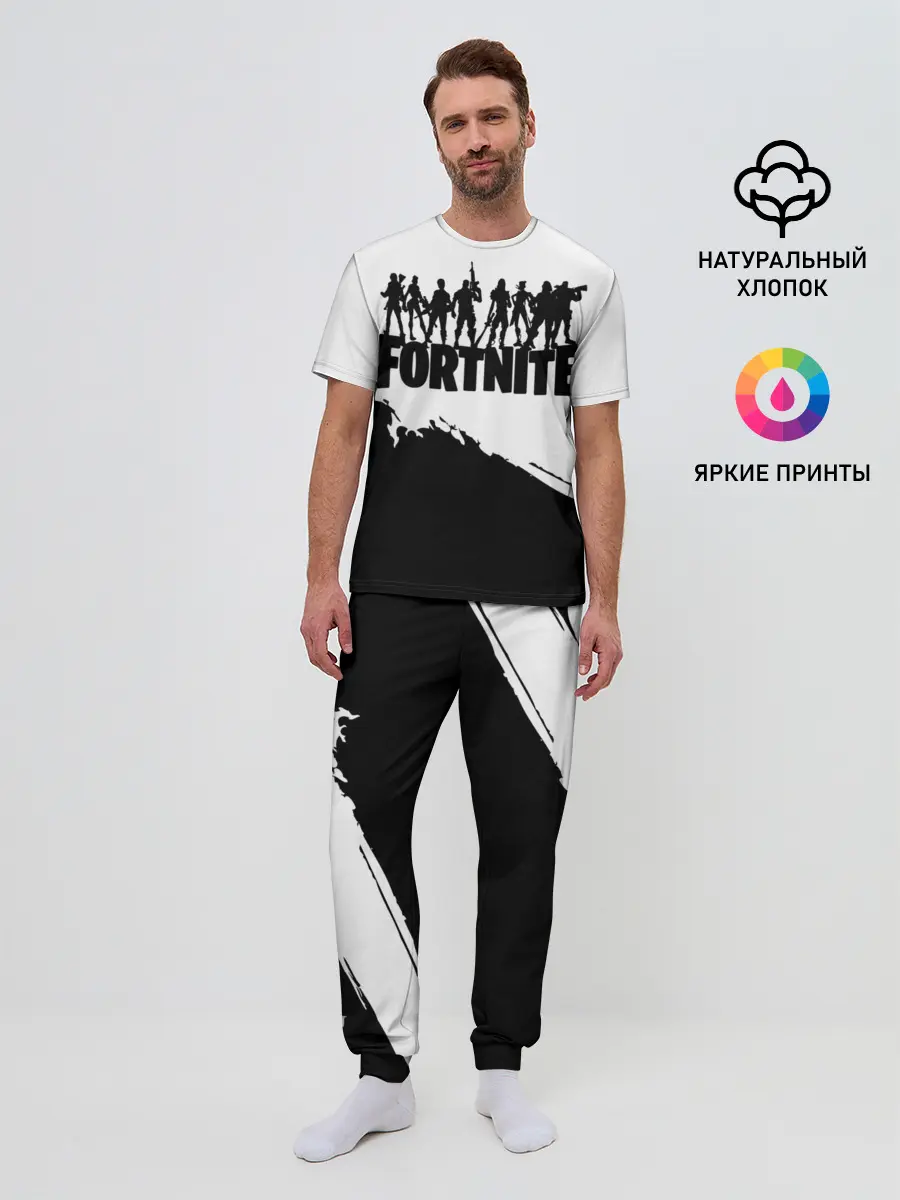 Мужская пижама с брюками / Fortnite