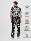 Мужская пижама с брюками / двигатель киберпанк