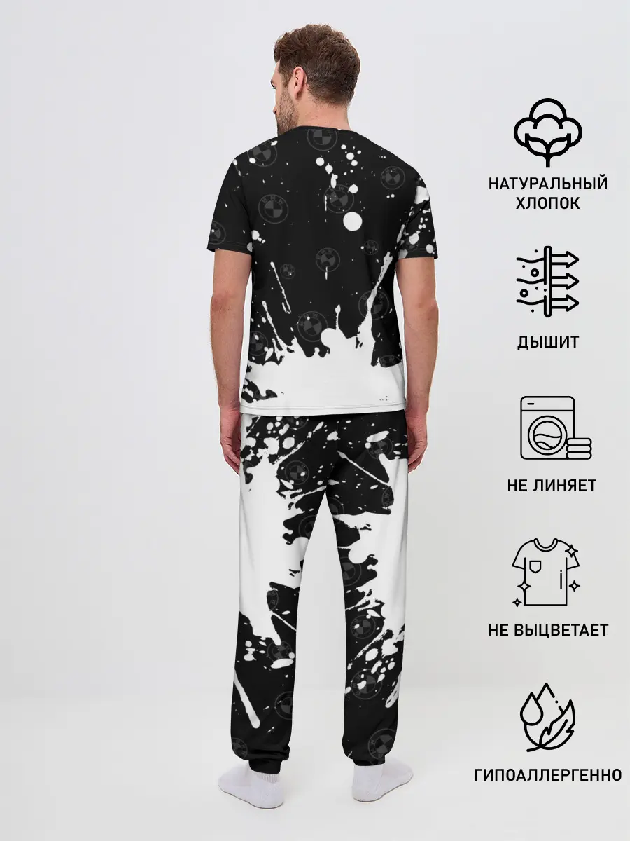 Мужская пижама с брюками / BMW / БМВ