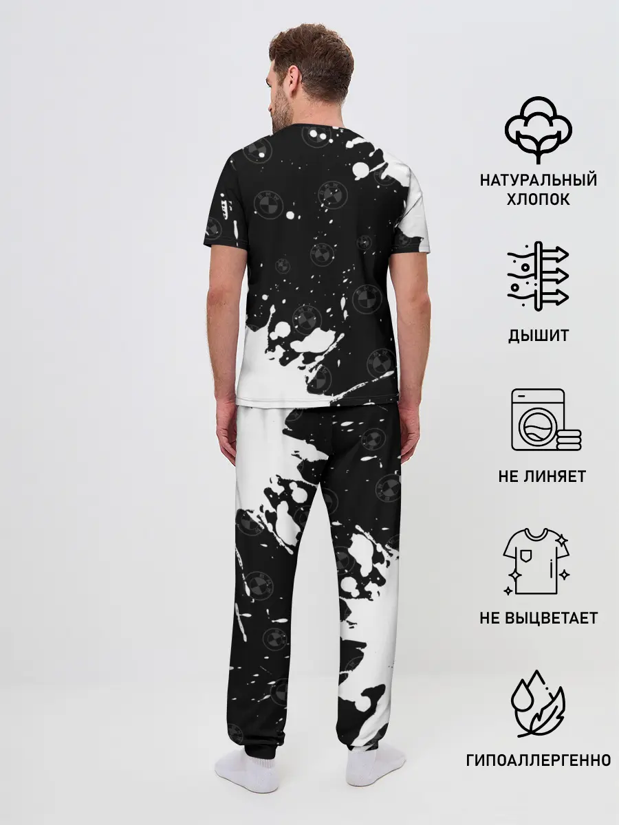 Мужская пижама с брюками / BMW / БМВ