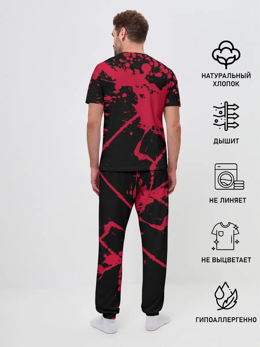 Мужская пижама с брюками / Blink 182