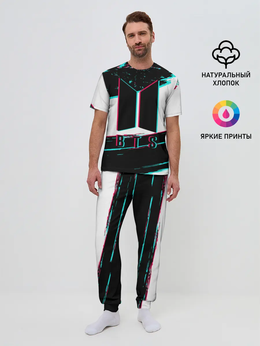 Мужская пижама с брюками / BTS