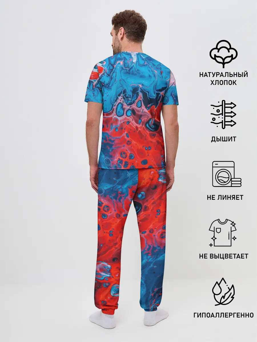 Мужская пижама с брюками / BMW