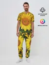 Мужская пижама с брюками / Подсолнух