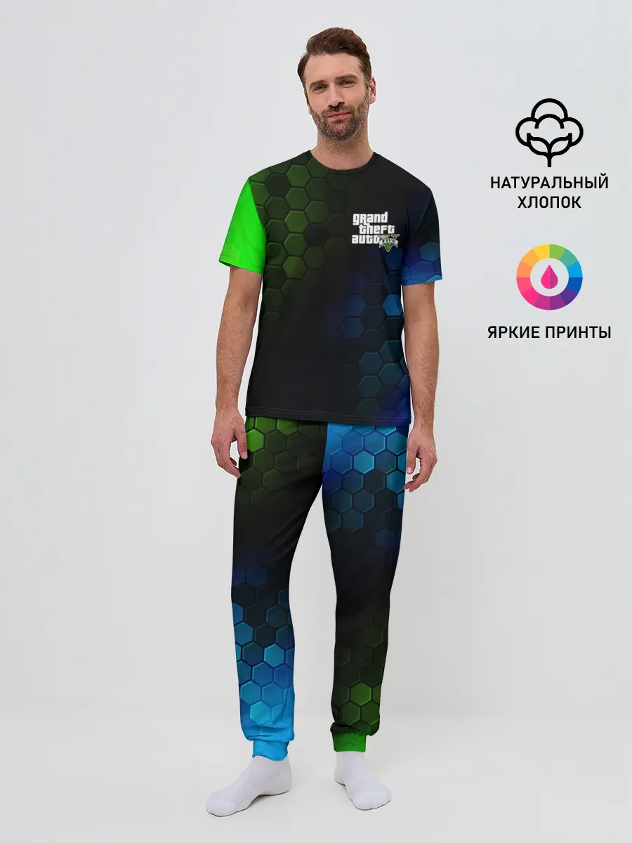 Мужская пижама с брюками / GTA 5 / ГТА 5
