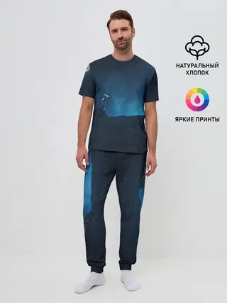 Мужская пижама с брюками / WOLF