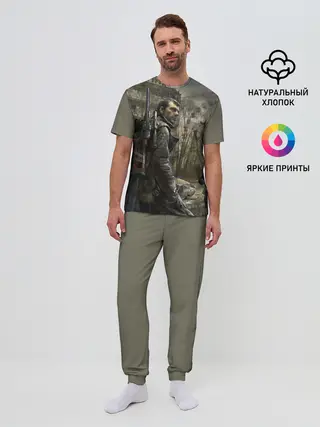 Мужская пижама с брюками / S.T.A.L.K.E.R. Припять зовет