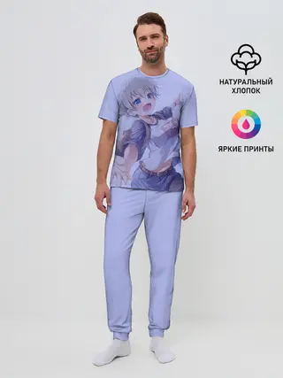 Мужская пижама с брюками / Хана Удзаки