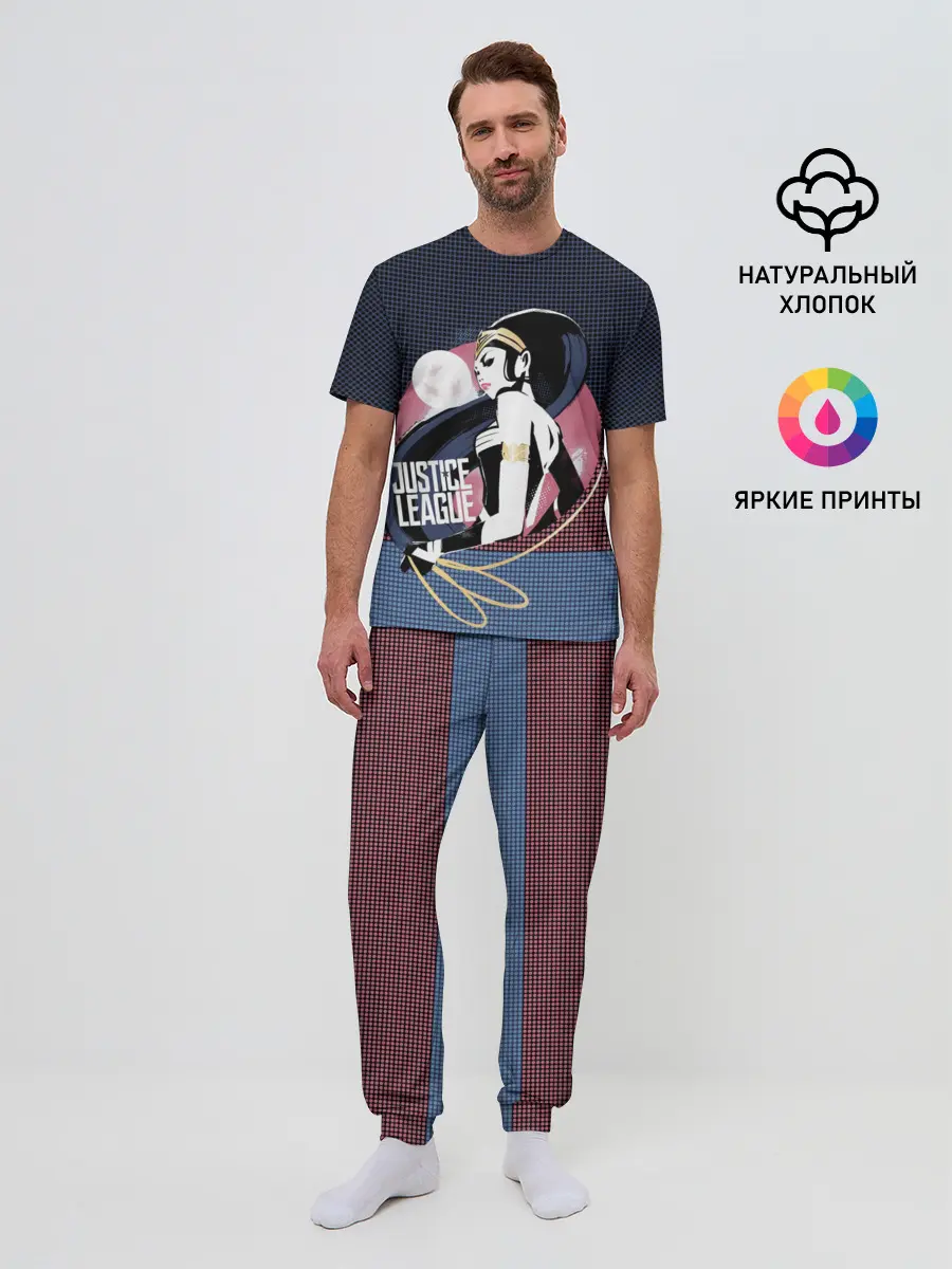 Мужская пижама с брюками / Диана Принс