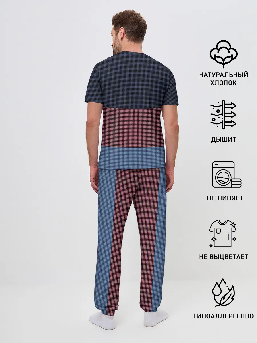 Мужская пижама с брюками / Диана Принс