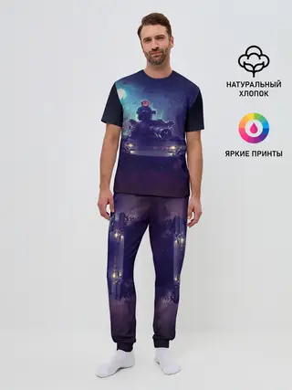 Мужская пижама с брюками / Танк