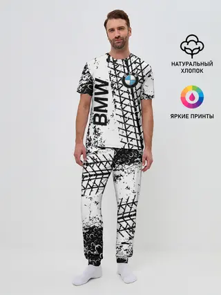 Мужская пижама с брюками / BMW.