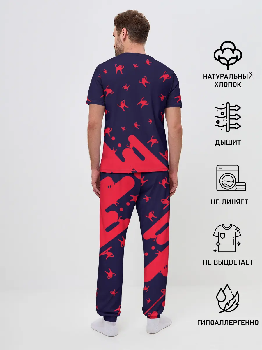 Мужская пижама с брюками / ЪУЪ СЪУКА