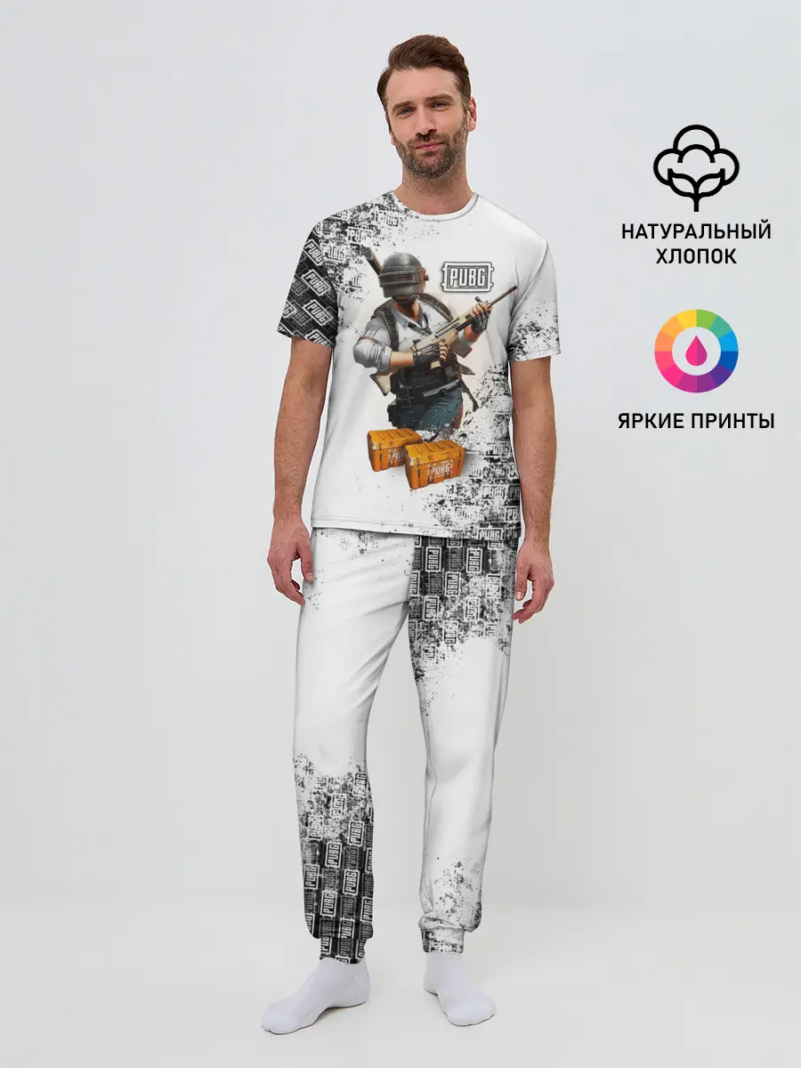 Мужская пижама с брюками / PUBG