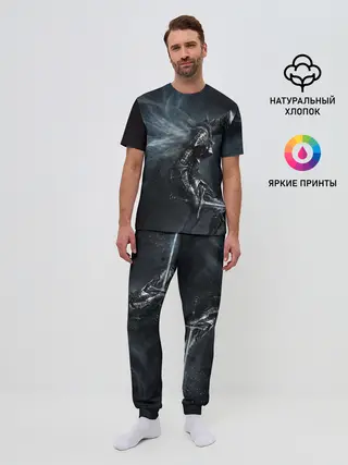 Мужская пижама с брюками / Ночной рыцарь