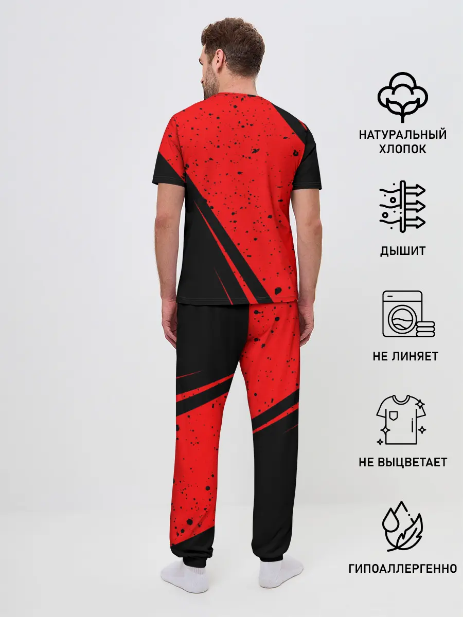 Мужская пижама с брюками / AC MILAN / МИЛАН