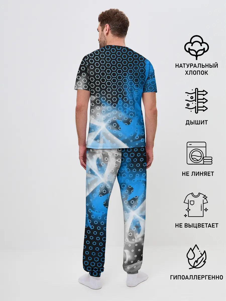 Мужская пижама с брюками / VOLVO / Вольво