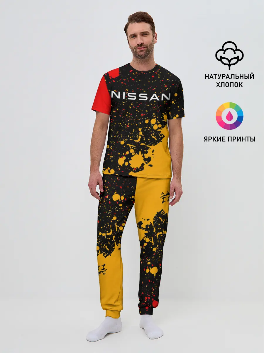 Мужская пижама с брюками / NISSAN / Ниссан