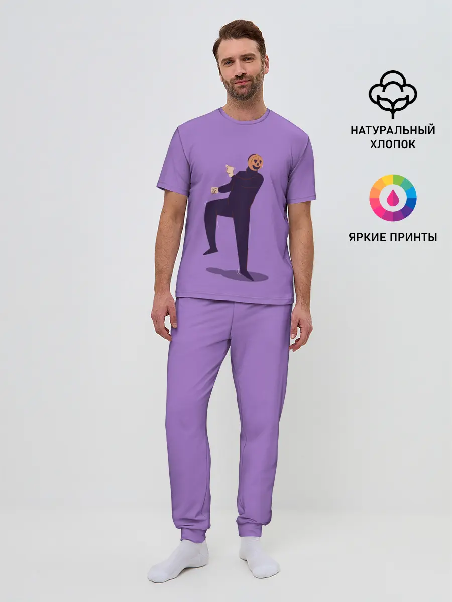 Мужская пижама с брюками / Halloween | The Pumpkin Dancer