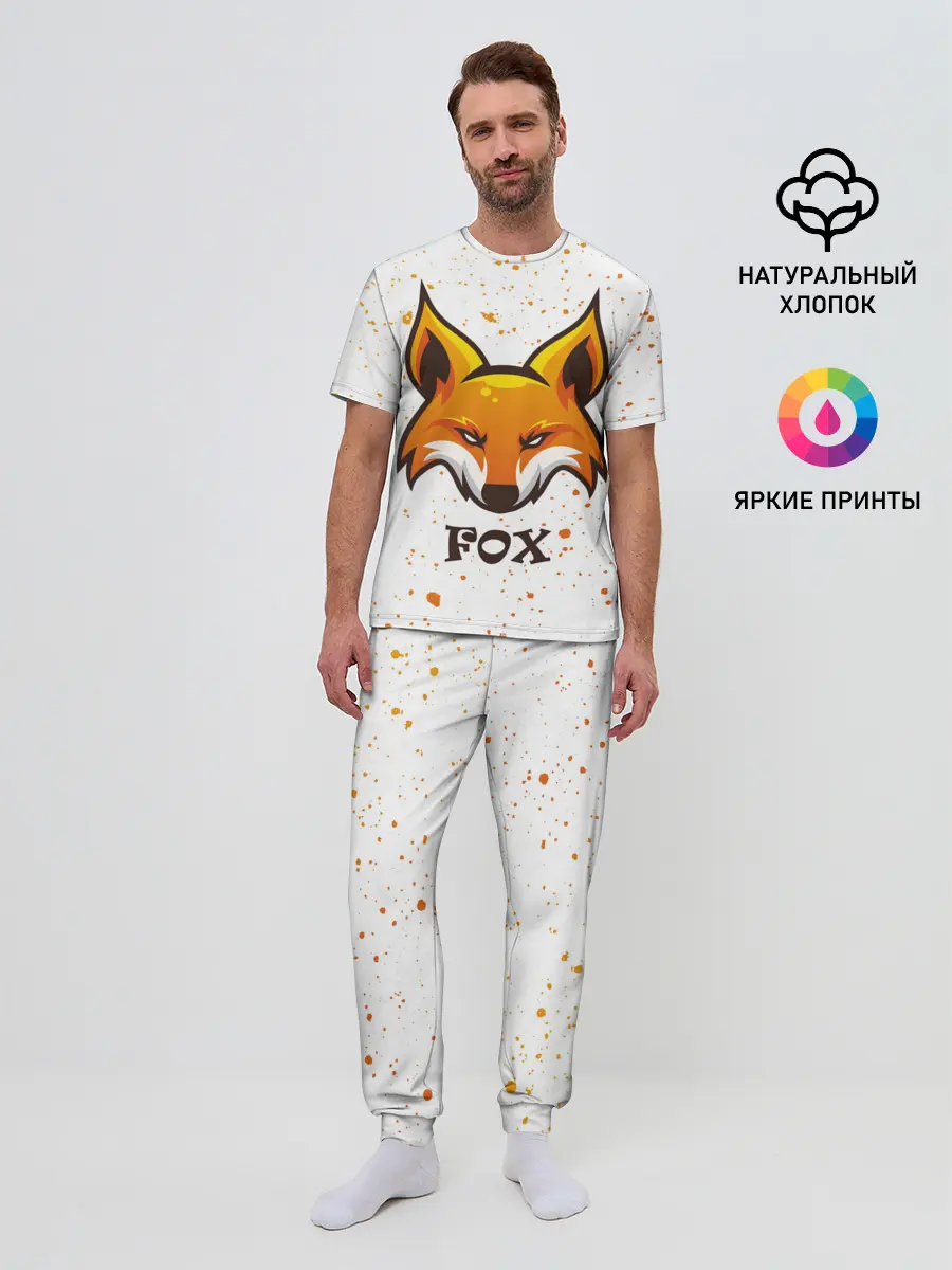 Мужская пижама с брюками / FOX