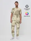 Мужская пижама с брюками / Карта мира