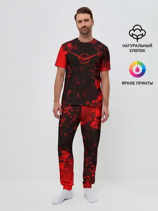 Мужская пижама с брюками / УАЗ