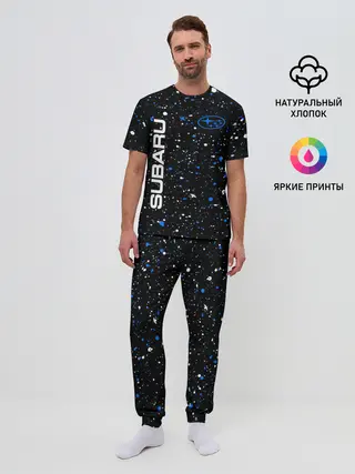 Мужская пижама с брюками / SUBARU / Субару