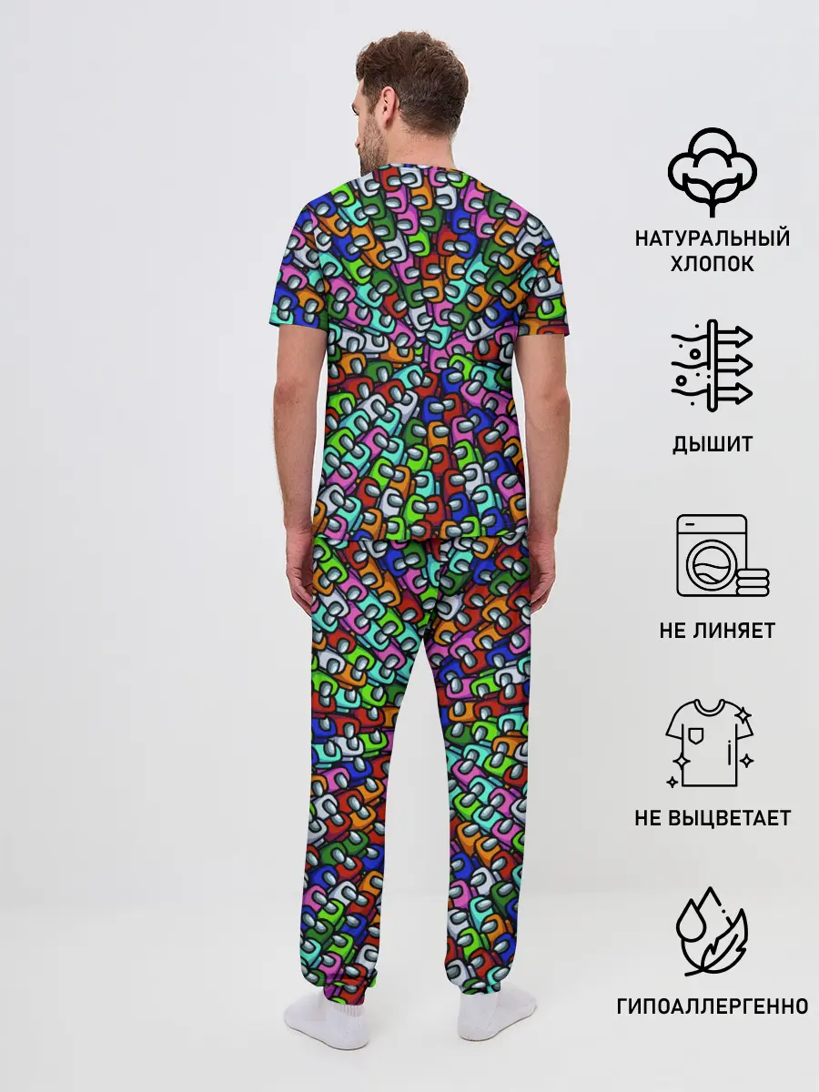 Мужская пижама с брюками / Among Us SHHHHHHH!