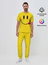 Мужская пижама с брюками / Смайлик