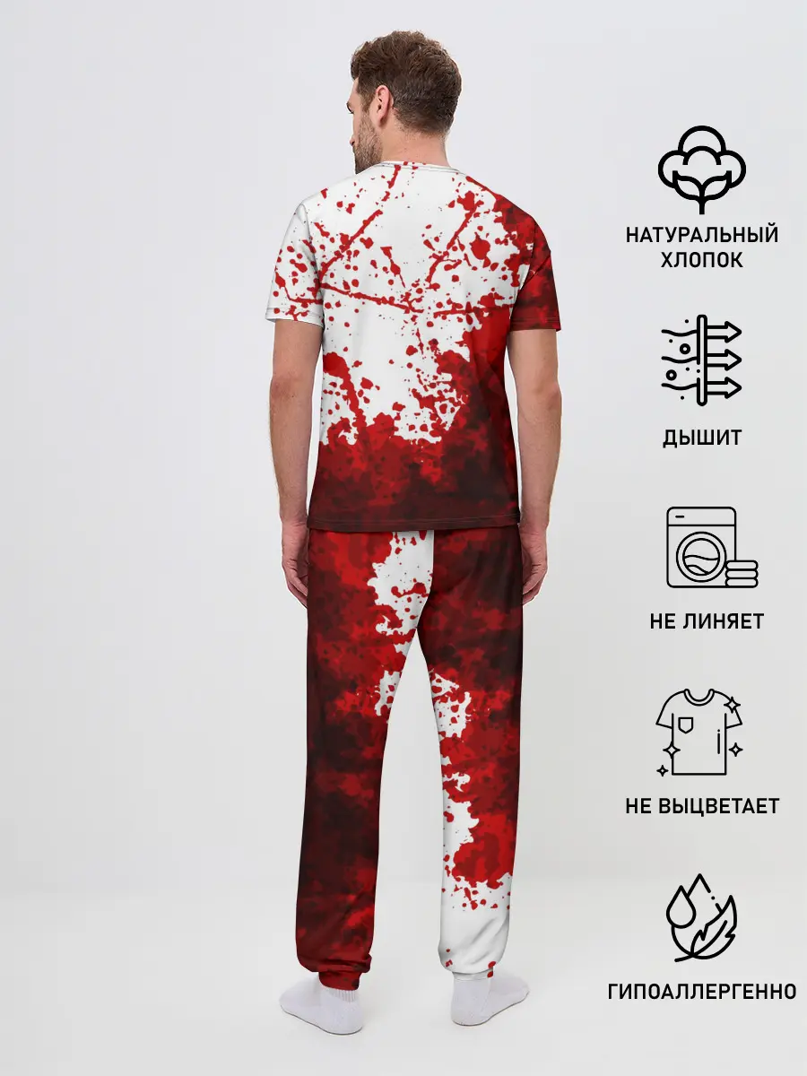 Мужская пижама с брюками / HALLOWEEN BLOOD