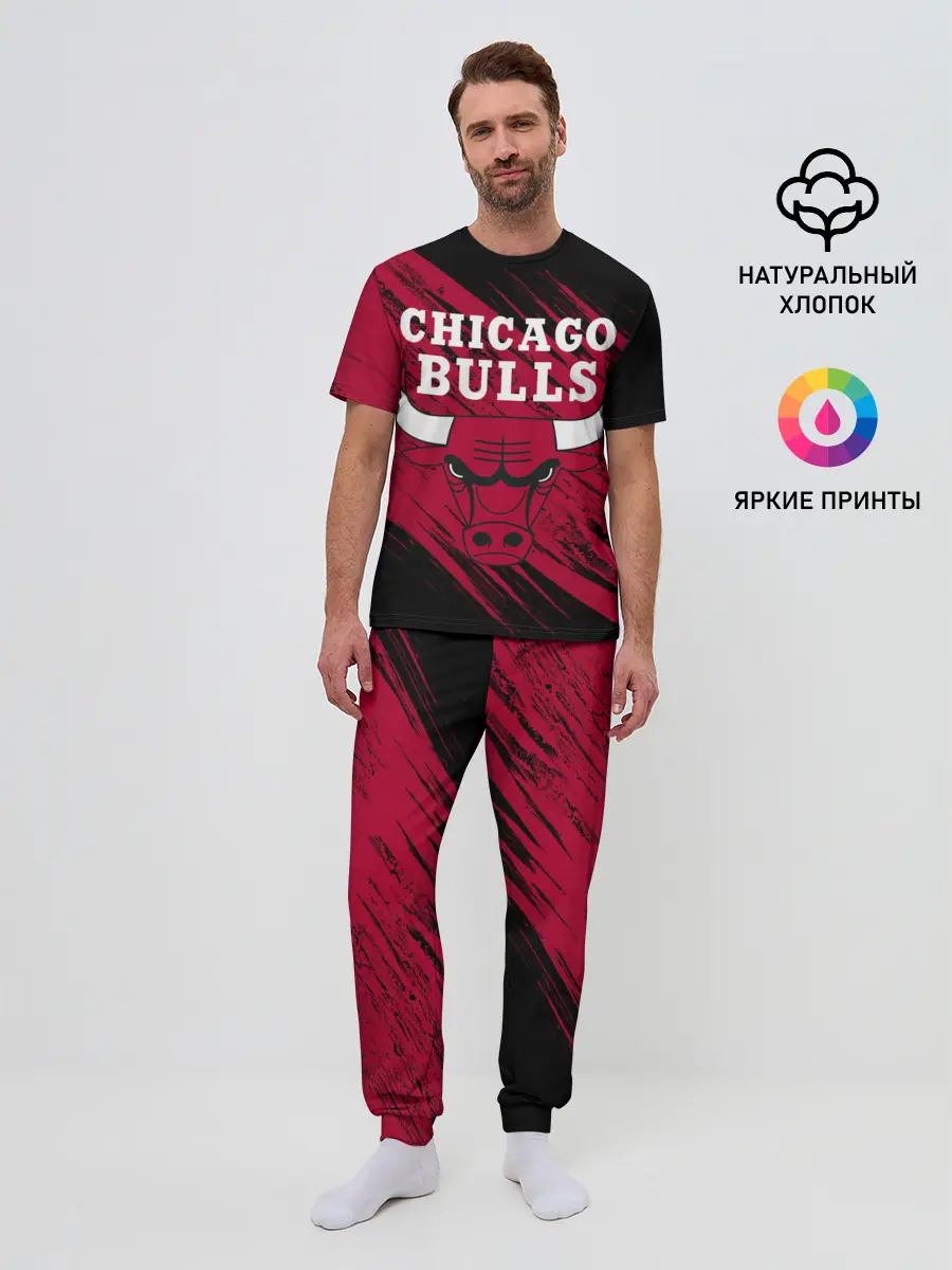 Мужская пижама с брюками / Чикаго Буллз