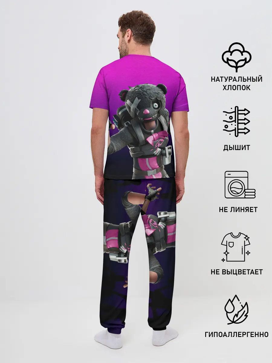 Мужская пижама с брюками / Фортнайт