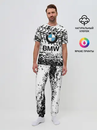 Мужская пижама с брюками / BMW.