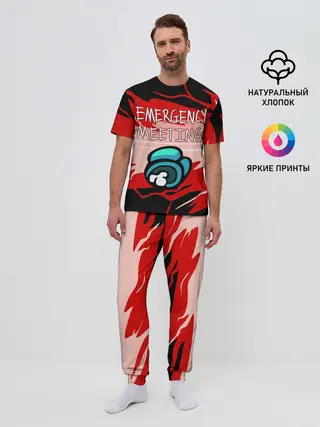 Мужская пижама с брюками / AMONG US