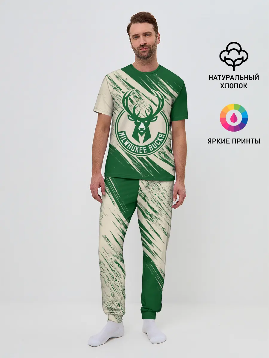 Мужская пижама с брюками / Милуоки Бакс