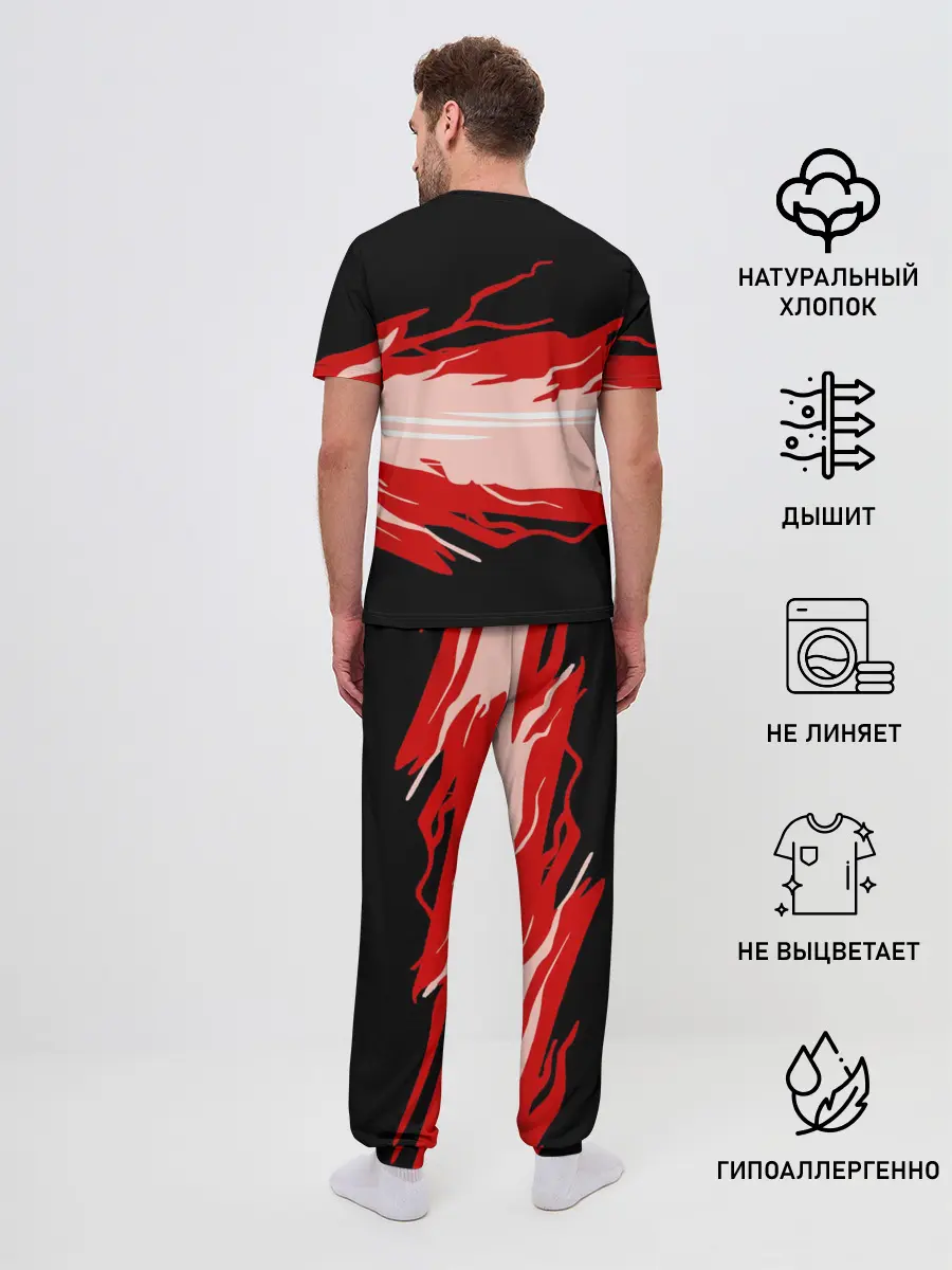 Мужская пижама с брюками / Among us mem