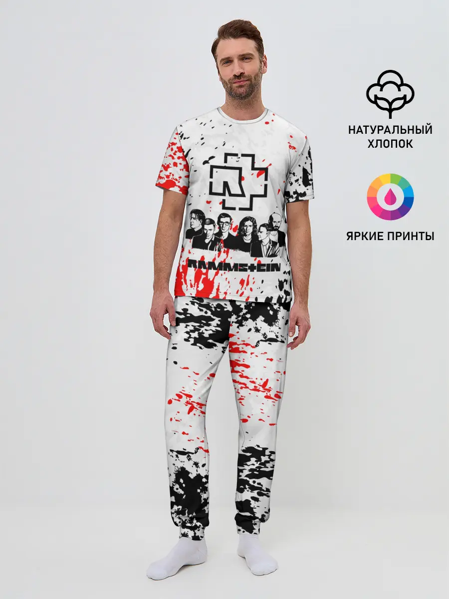 Мужская пижама с брюками / RAMMSTEIN