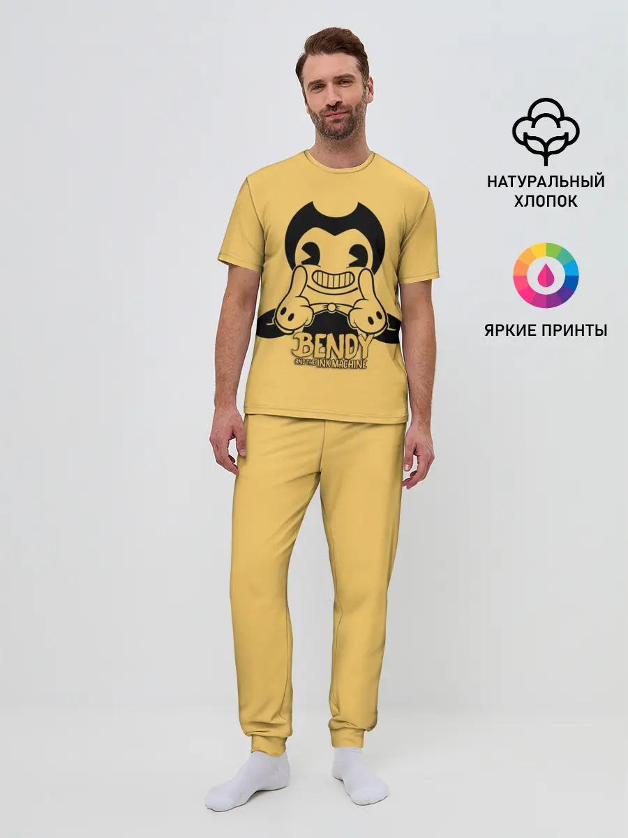Мужская пижама с брюками / Bendy And The Ink Machine