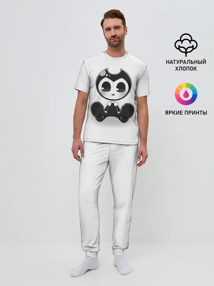 Мужская пижама с брюками / Bendy And The Ink Machine