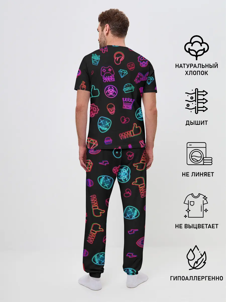 Мужская пижама с брюками / GAMES