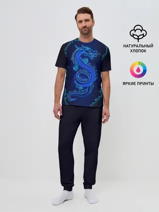 Мужская пижама с брюками / NEON DRAGON